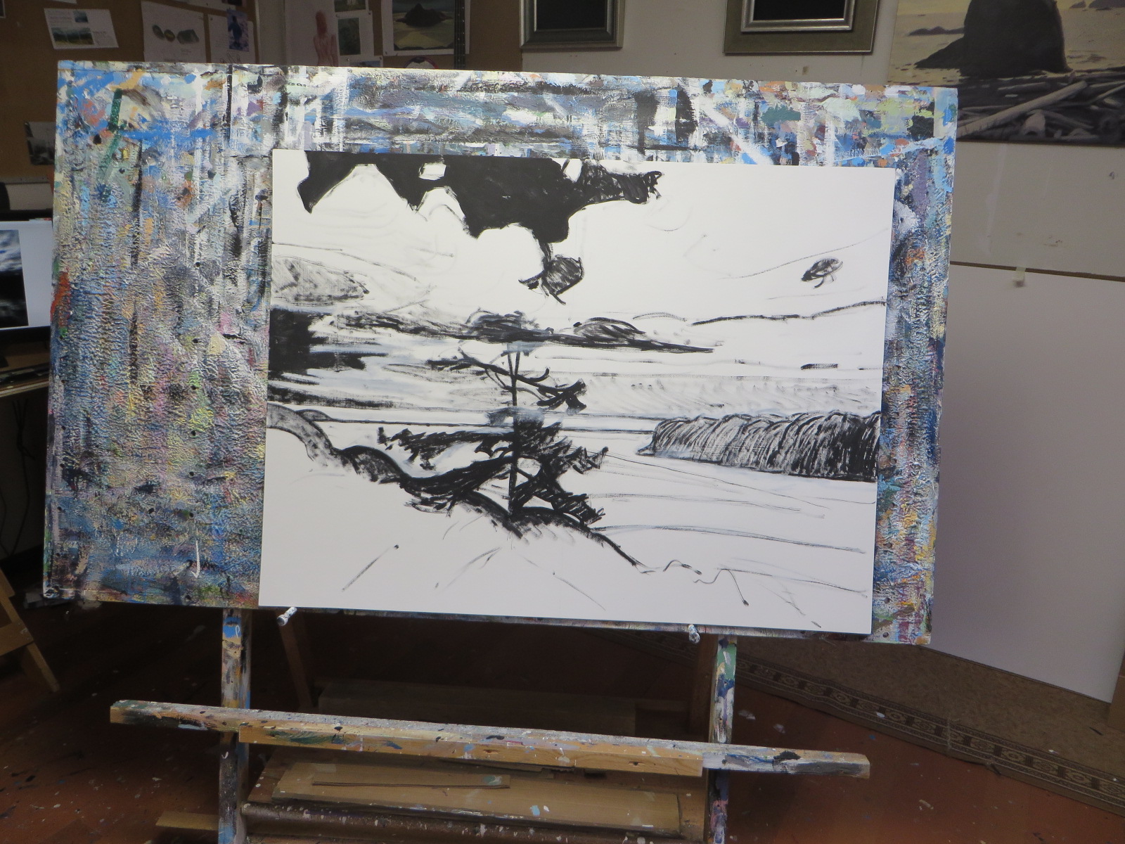 Under Drawing Example The Life of a Painting: Under drawing – Clayton Anderson